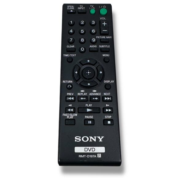 Sony RMT-D197A Remote Control for DVP-SR510H & DVP-SR405P DVD Player OEM Genuine - Picture 1 of 4